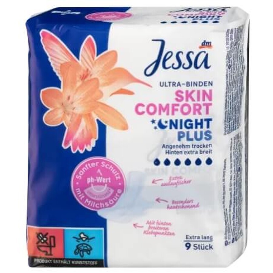 Jessa, Skin Comfort Night Plus, Culotte, 9 pièces