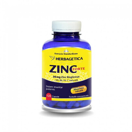 Zink Forte, 120 capsules, Herbagetica