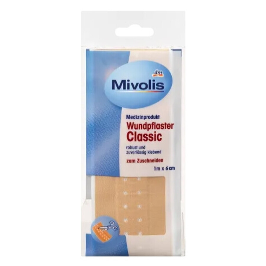 Mivolis, Wundpflaster 1mx6cm, 1m