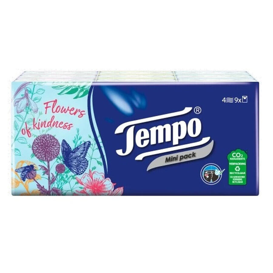 Tempo, Neusdoekjes Miniverpakking, 9 stuks