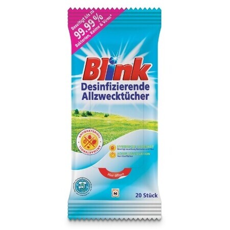 Blink, Desinfectiedoekjes, 20 stuks