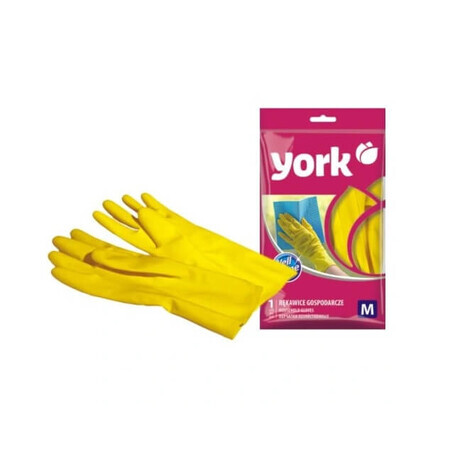 York, Rubber huishoudhandschoenen maat M