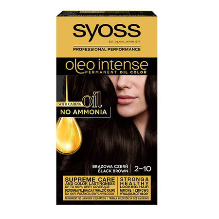 Syoss Oleo Intensive Haarfarbe Birke Schwarz 2-10