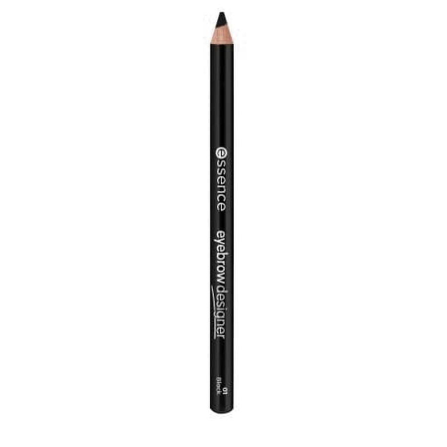 Essence, Eyebrow designer, creion de sprâncene nuanță negru 01, 1g