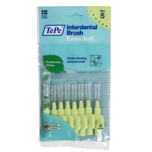 TePe Extra zachte interdentale ragers 0,8 mm lichtgroen, 8 st.