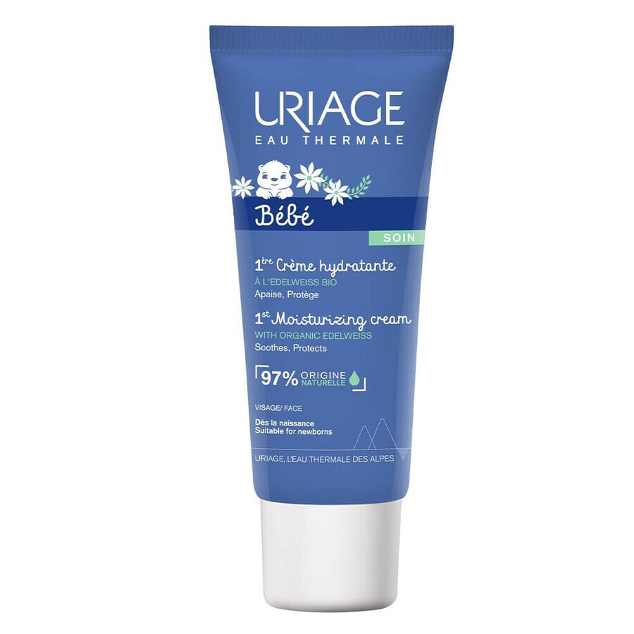 Uriage Bebe 1st Cremă hidratantă zilnică pentru față, 40ml