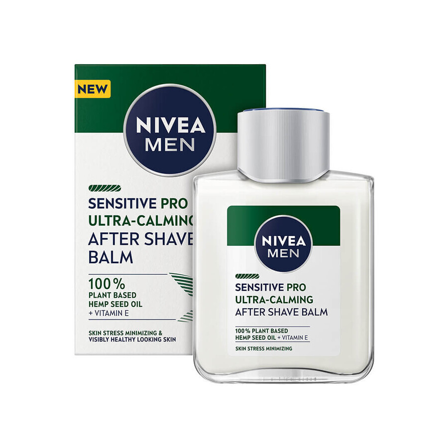 Nivea Men Sensitive Pro Ultra-Kalmerende aftershavebalsem met hennepzaadolie, 100ml