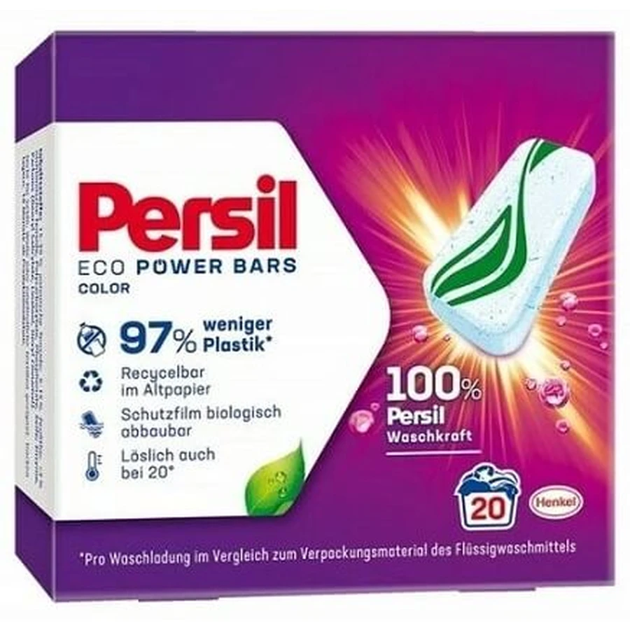 Persil, Eco Power Bars, Waschtabletten, 20 Stück