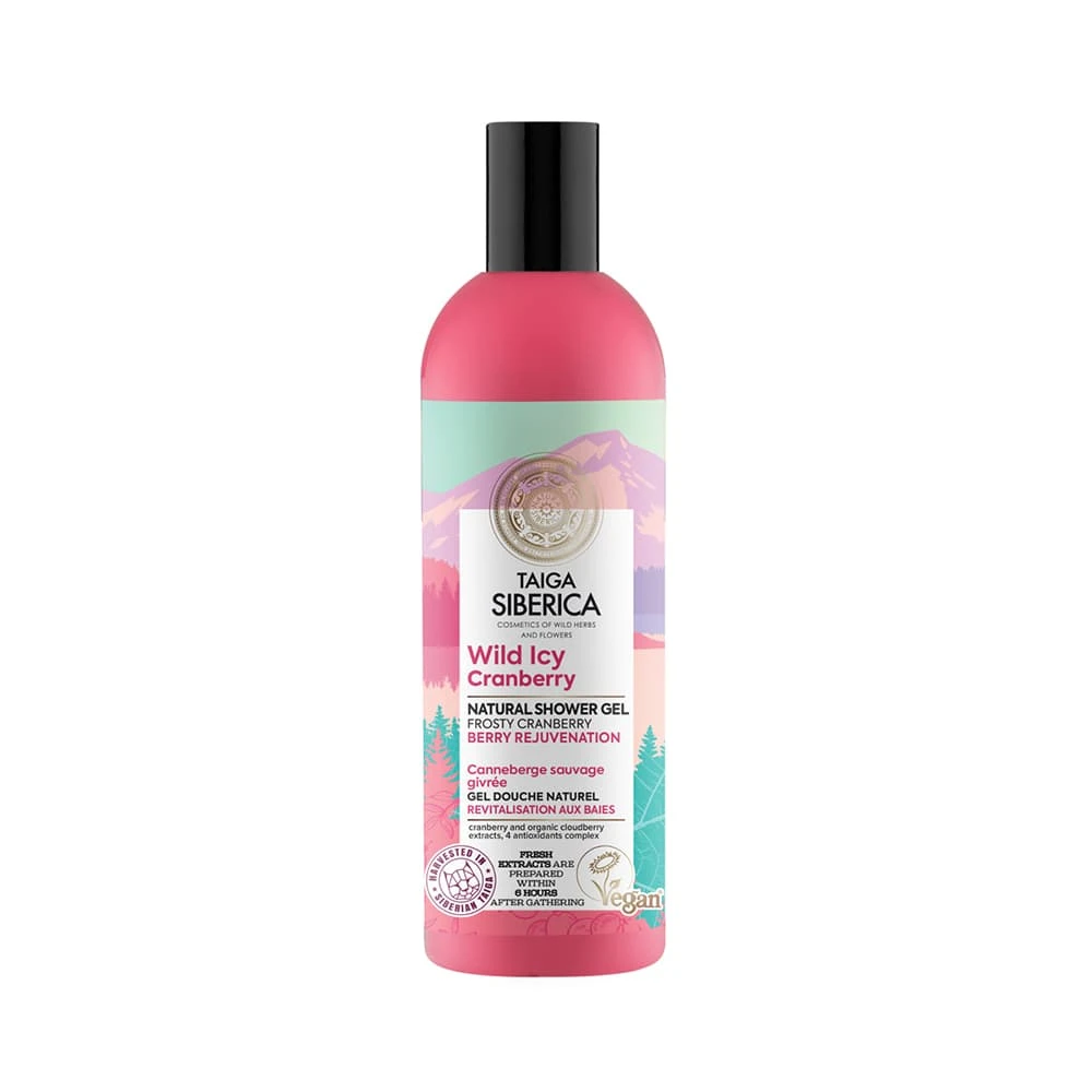 Natura Siberica Taiga Siberica natuurlijke douchegel met wilde veenbessen, 270ml