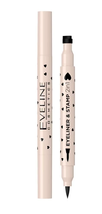 Eveline Cosmetics, Eyeliner met stempel 2in1 nr. 1, hartje