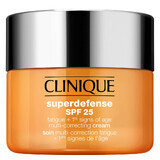 Clinique Superdefense SPF25 Fatigue Cream zur Korrektur von Müdigkeit und ersten Anzeichen der Hautalterung, 30ml