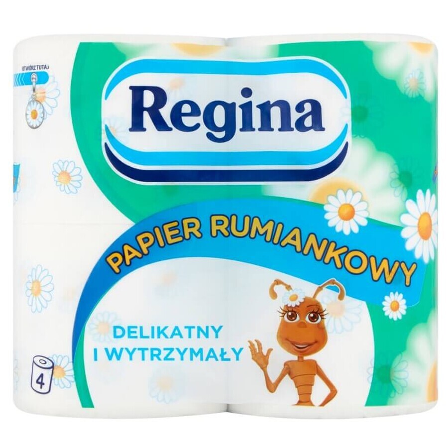 Regina, toiletpapier Kamille, 4 rollen