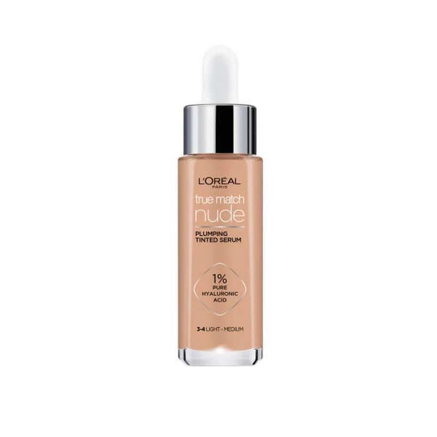 L'Oreal Paris True Match Nude Geconcentreerd Serum in Onderhuids 3-4 Licht Medium, 30ml