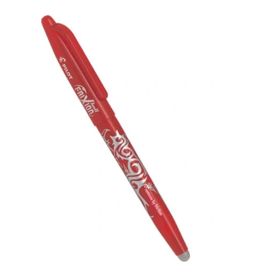 Stylo à bille avec bille rouge effacée