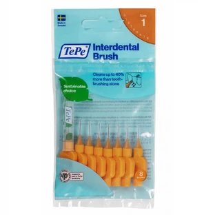 TePe Originele Tandenborstels 0.45mm Oranje, 8 stuks.