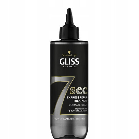 Gliss 7sec Express Repair Treatment für geschädigtes und sehr trockenes Haar, 200ml