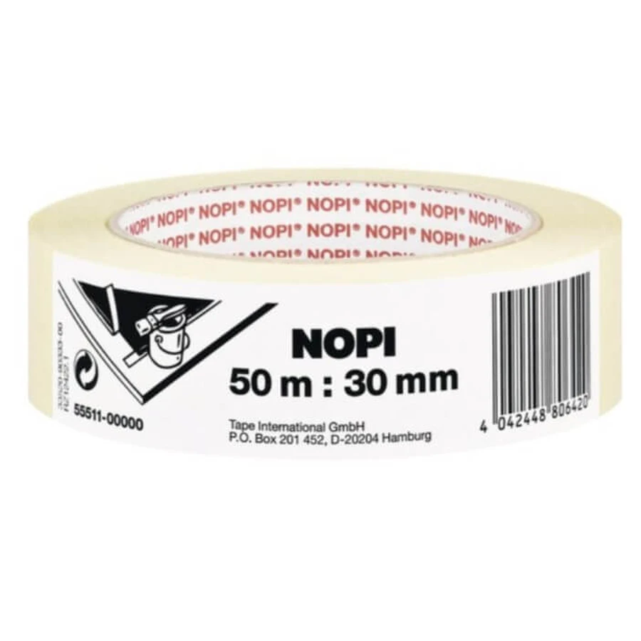 Nopi, masking tape, beige, 25mm x 5m, 1 pc