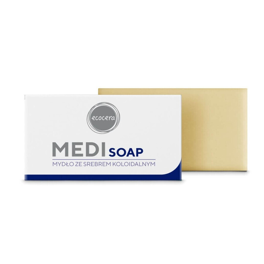 Ecocera Medi Soap Jabón antibacteriano con plata coloidal, 100g