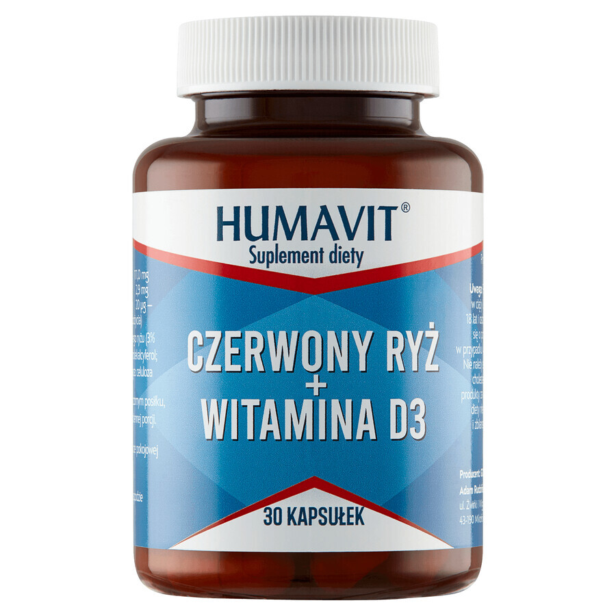 Humavit Rode rijst 30 capsules