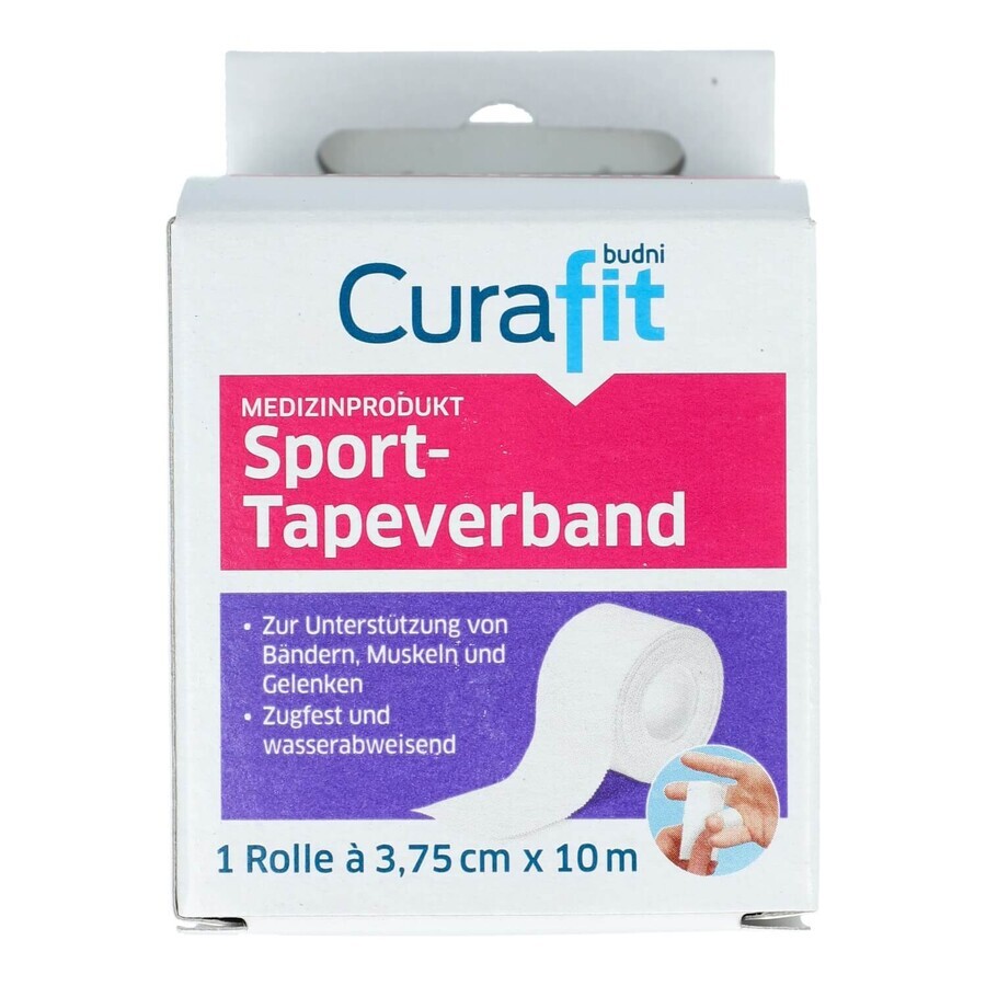 Curafit, Elastisch verband voor sporters 3,75cm x 10m, 1 st