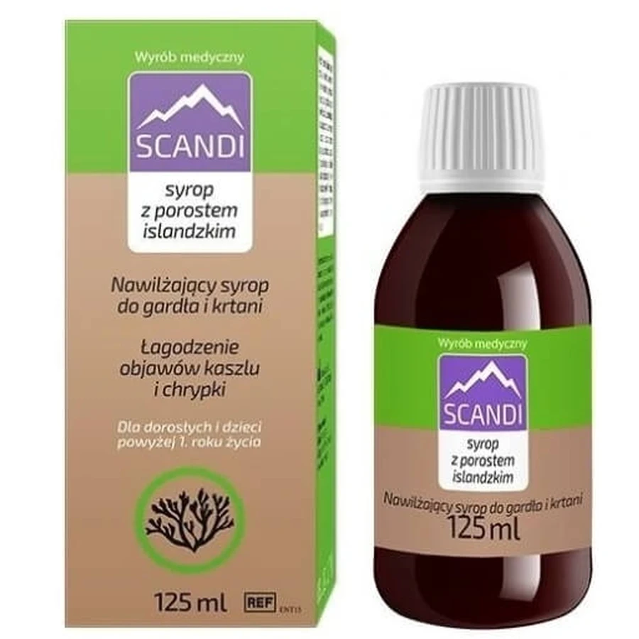 Scandi, IJslandse korstmos siroop, 125ml