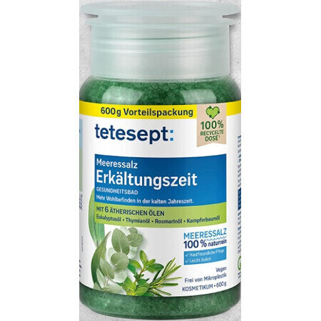 Tetesept, Badtoevoeging met zeezout, 600g