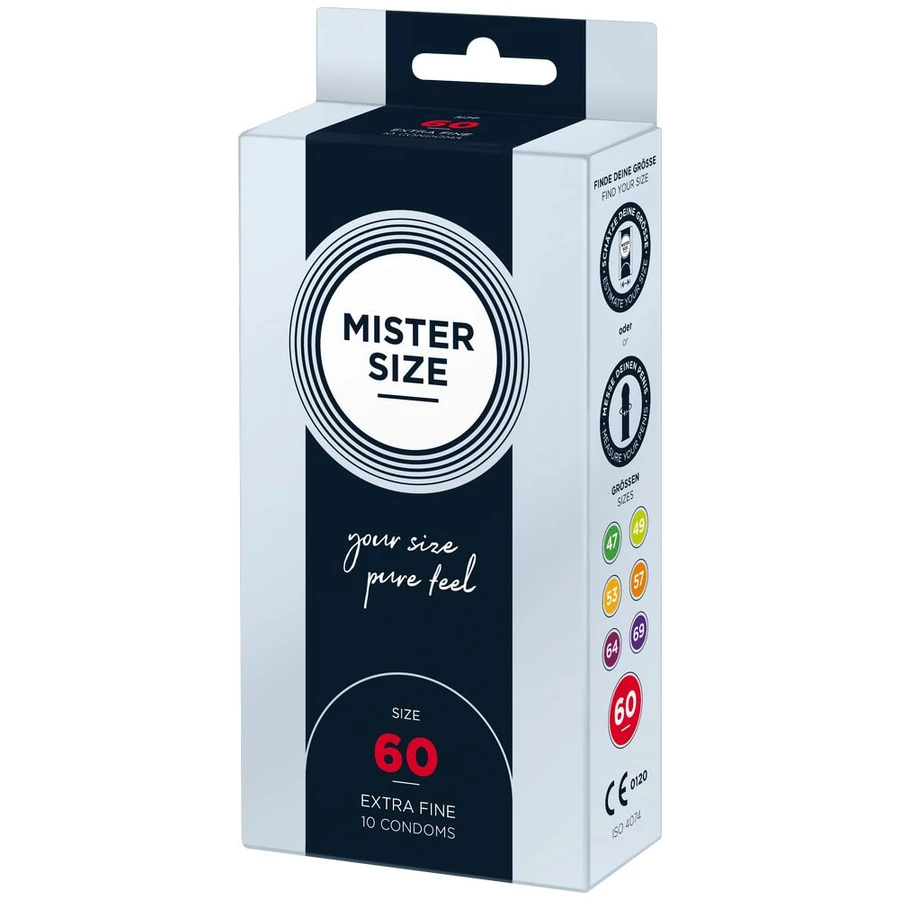 Mister Size, 60 mm condooms, 10 stuks