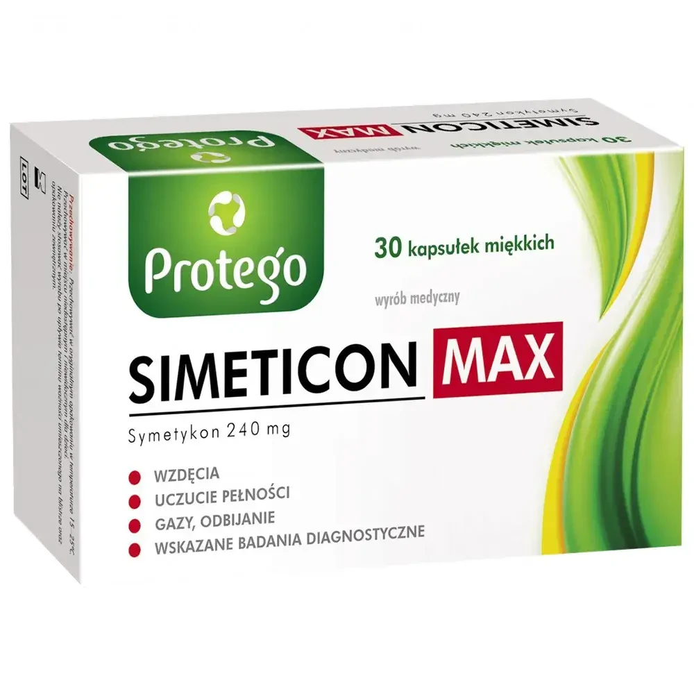 Protego Simeticon Max, 30 capsules