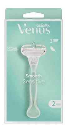 Venus, Smooth Sensitive, scheerapparaat met 3 mesjes + 2 scheerbladen