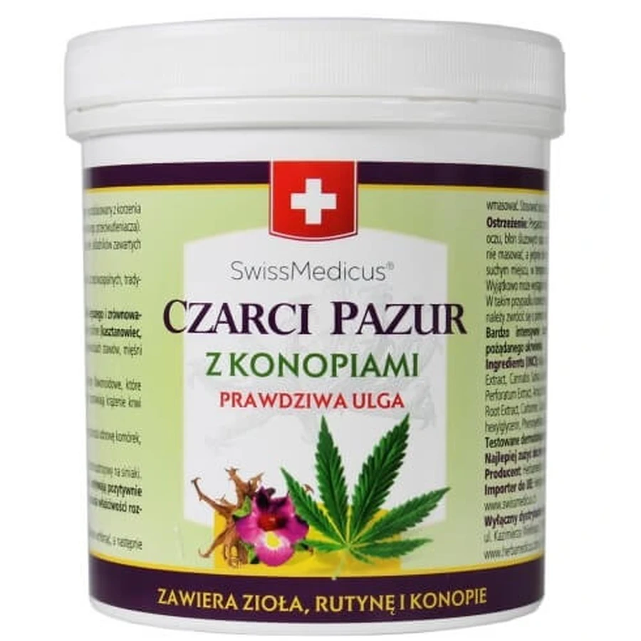 SwissMedicus Zwarte Klauw hennepolie 500 ml