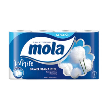 Mola, Baweniana Wit, Toiletpapier, 8 rollen