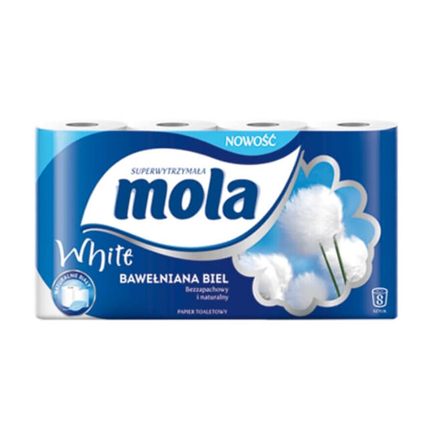 Mola, Baweniana Wit, Toiletpapier, 8 rollen