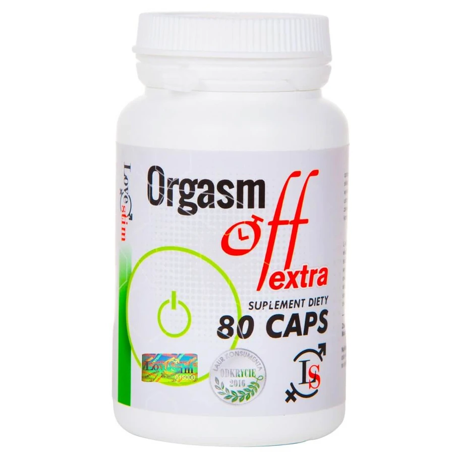 Love Stim Orgasm Off Extra supliment alimentar pentru întârzierea ejaculării, 80 capsule