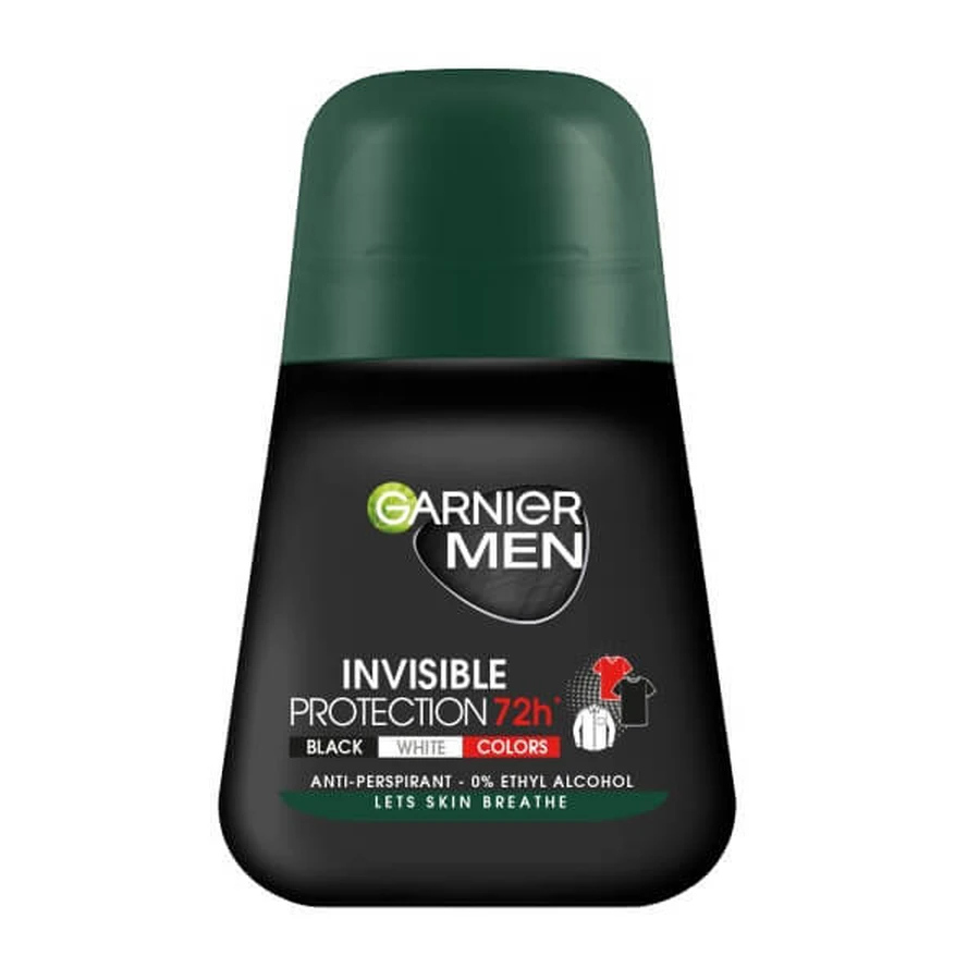 Garnier Men Invisible Protection 72h Antitranspirant Roll-on, 50ml