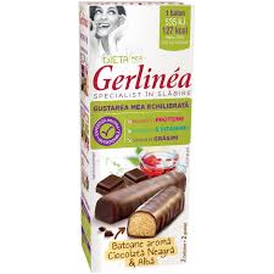 Barres chocolatées Duo, 62g, Gerlinea