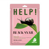 Bergamo Help Gesichtsmaske mit schwarzer Schnecke, 25ml