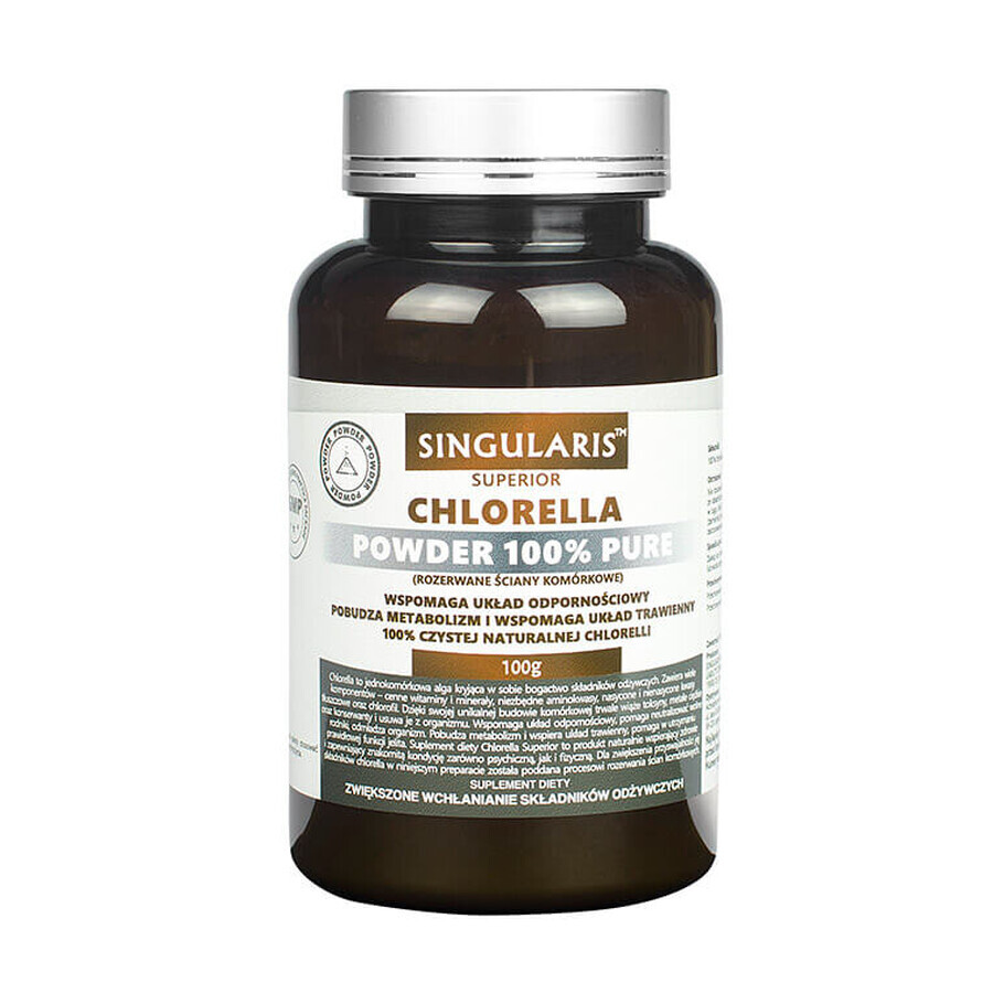 Singularis Superior Chlorella poeder 100% puur 100g