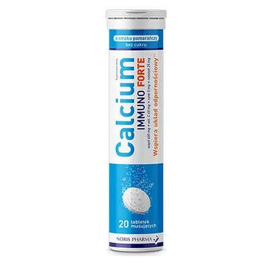 Calcium Immuno Forte, 20 comprimidos efervescentes