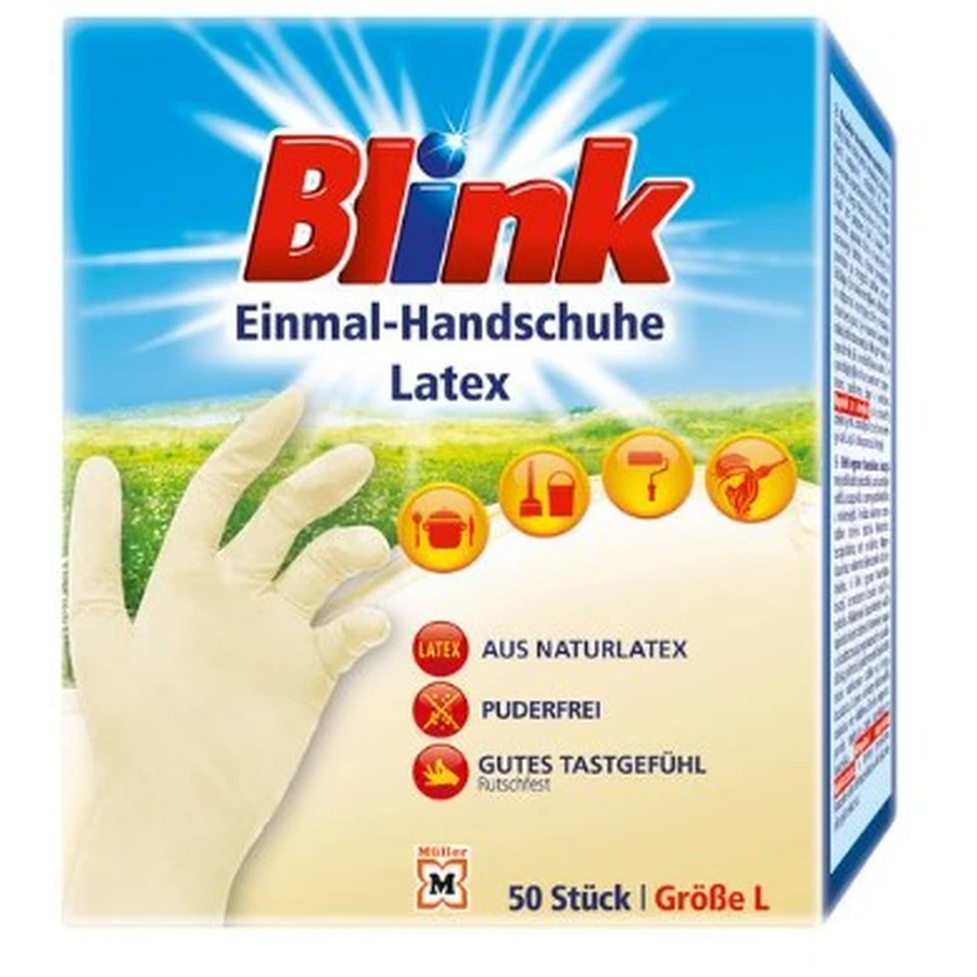 Blink, Wegwerphandschoenen L, 50 stuks