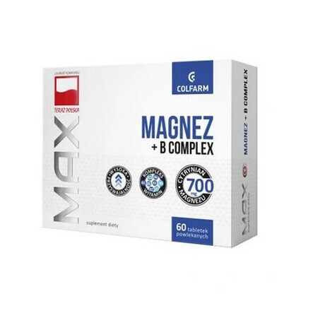 Magnesium + B-complex, 60 tabletten