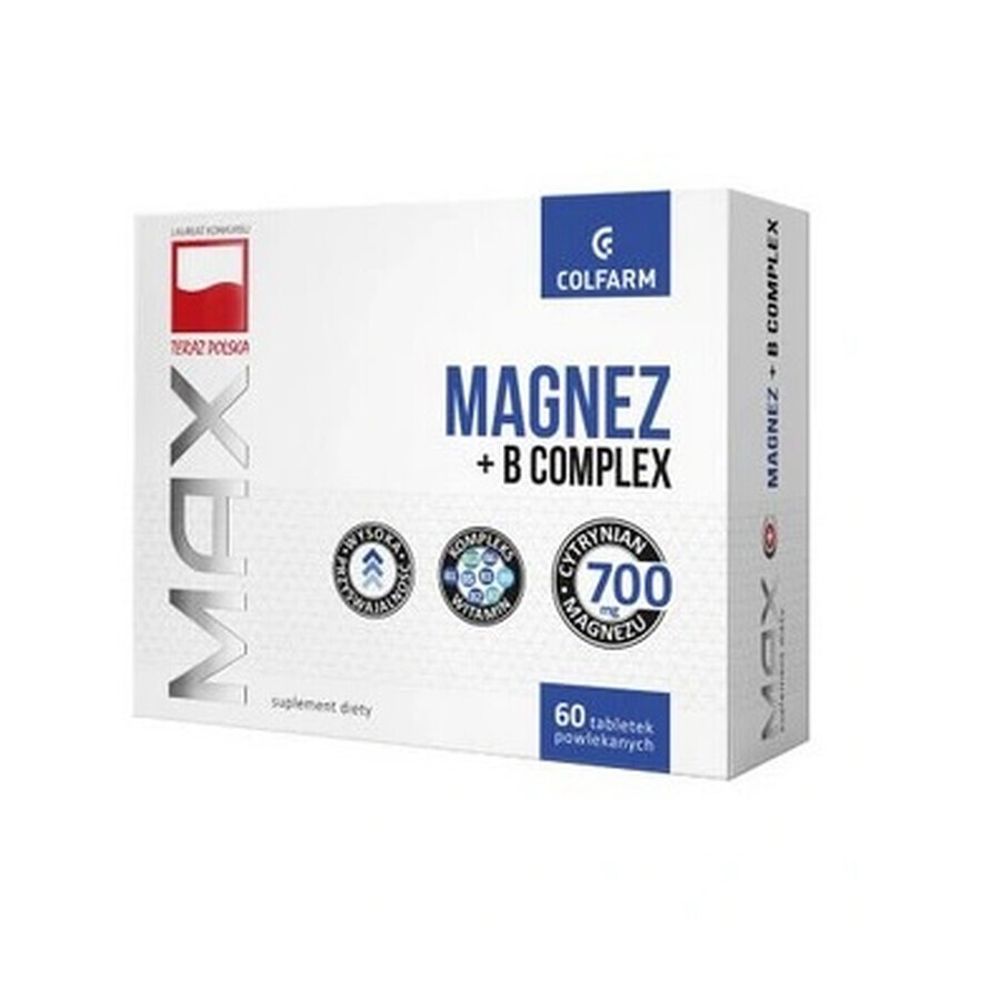 Magnesium + B-complex, 60 tabletten