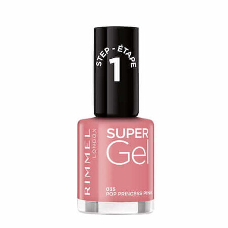 Rimmel Smalto Super Gel 035 Pop Princess Pink, 12ml