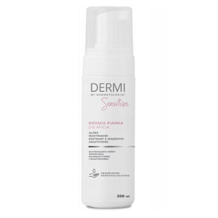 Dermi By Dermatologist Espuma Limpiadora Sensible para Pieles Sensibles, Hiperreactivas y Vasculares, 150 ml