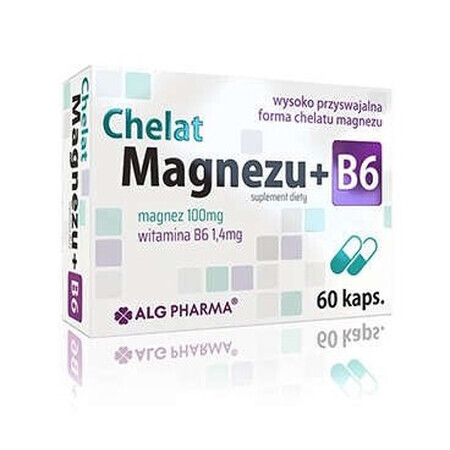 Magnesiumchelaat + B6, 60 capsules