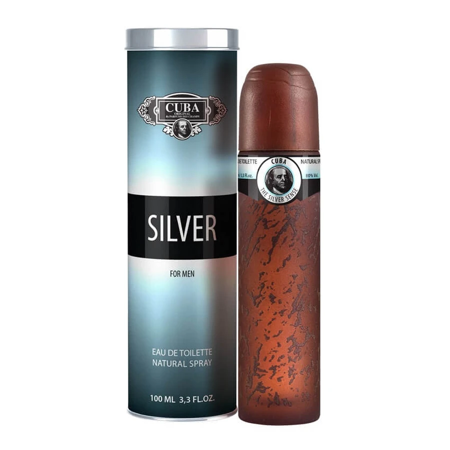 Cuba Original Cuba Zilver voor mannen Eau de toilette, 100ml