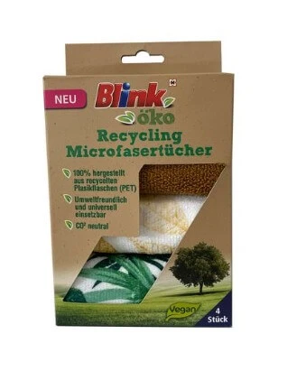 Blink, Eco, microvezeldoekjes, 4 stuks