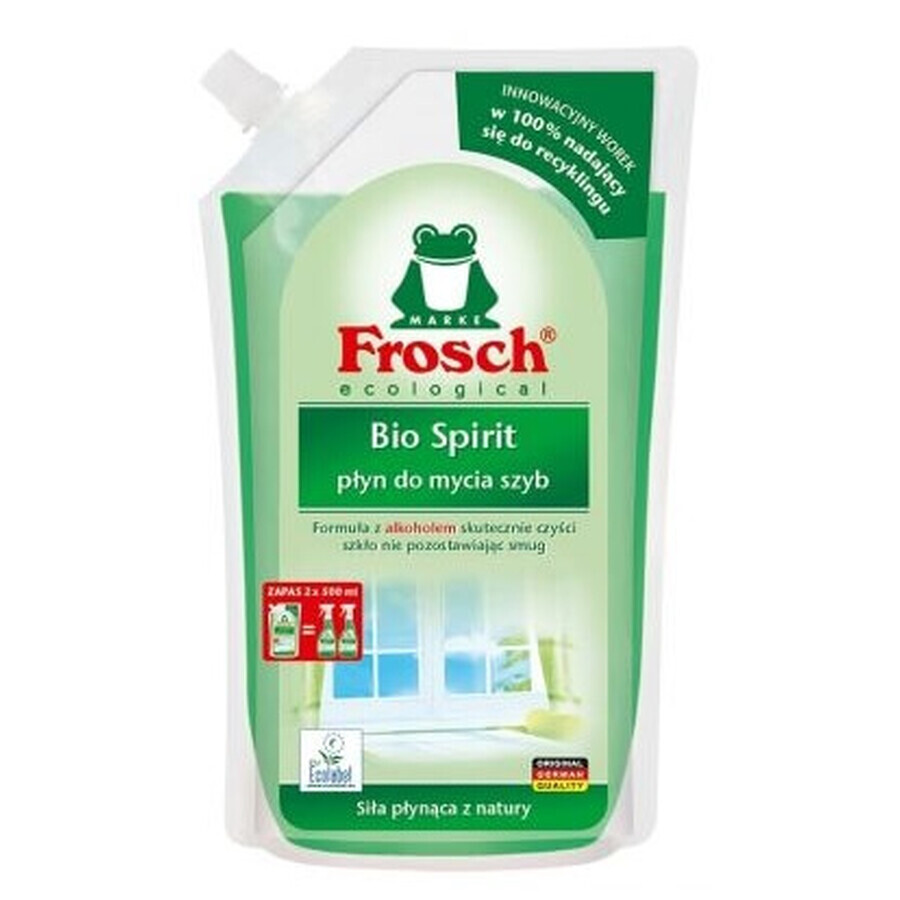 Frosch, Bio Spirit Raamwasmiddel, navulling, 1 liter