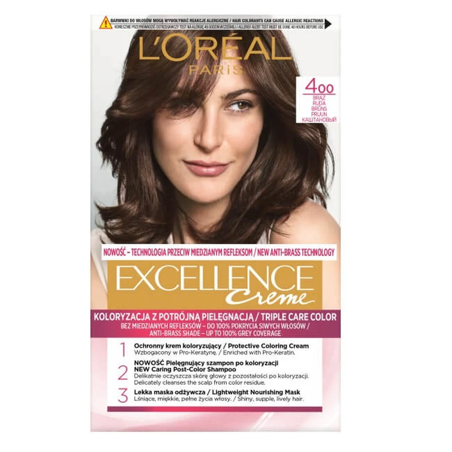 L'Oreal Paris Excellence Creme Wax Colour 400 Brz