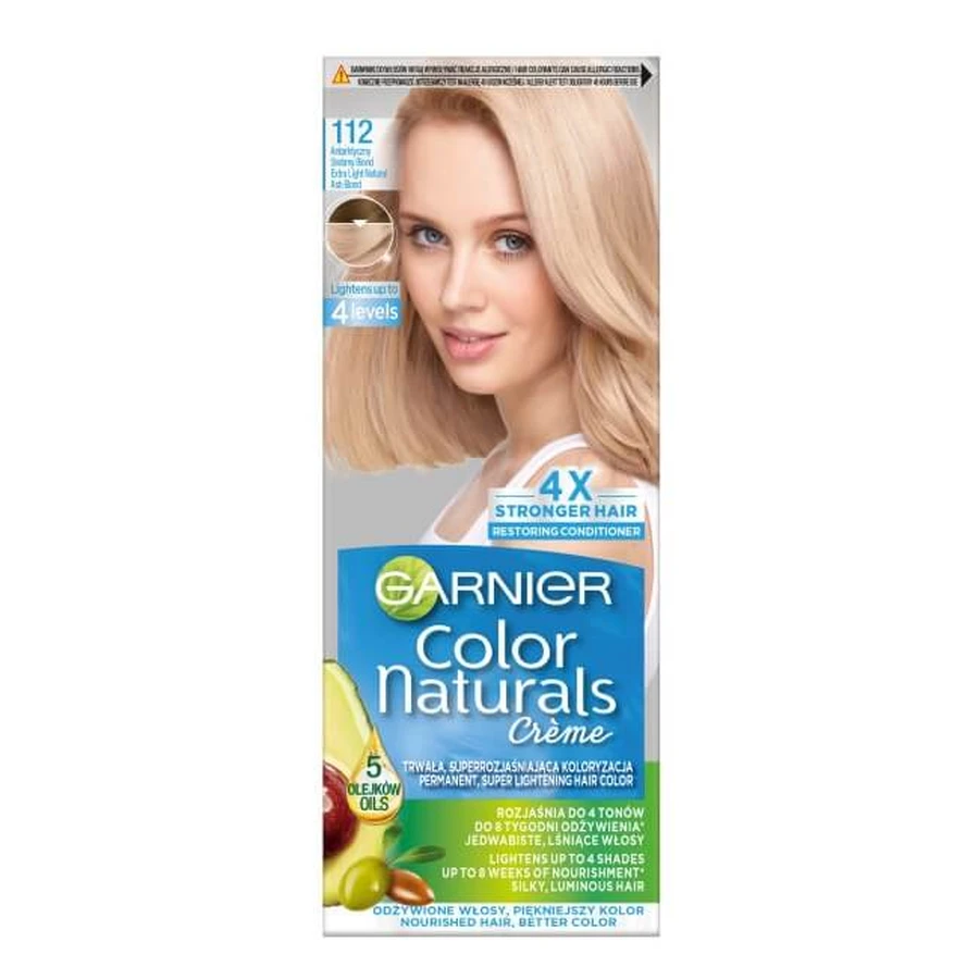 Garnier Color Naturals Crema colorante per capelli 112 Biondo Argento Artico