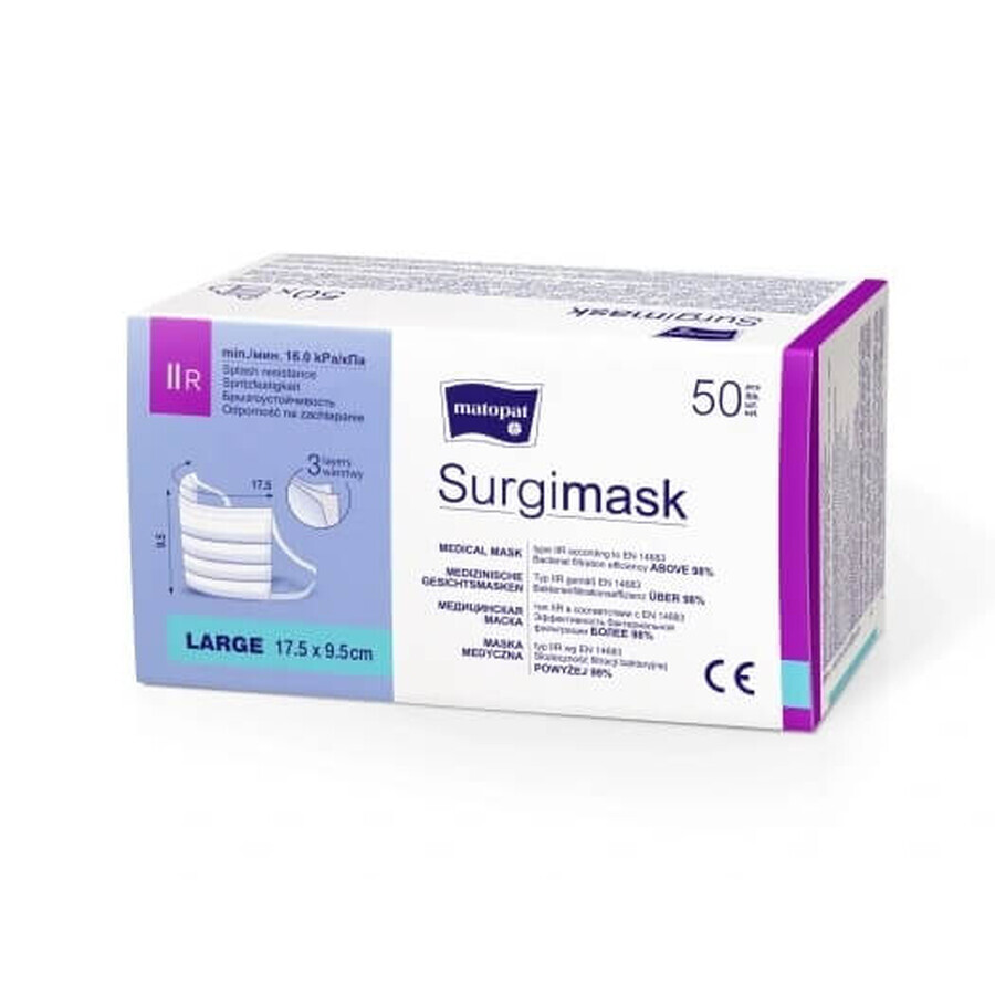 Surgimask Medische maskers type IIR neopac, 50 stuks